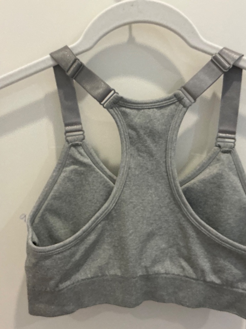 Puma Gray Razorback Sports Bra - Picture 3 of 3
